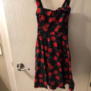 Cherry print dress